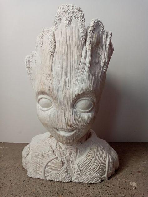 Groot Clay Sculpture, Clay Sculptures & Statues, Patung Clay, Pottery Plant Pots, 3d Wall Art Sculpture, Chinese Dragon Art, Clay Projects For Kids, Student Crafts, Ceramic Art Sculpture