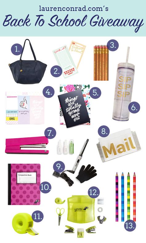 Back To School Giveaway | Lauren Conrad | Giveaways Ideas, Back To School Giveaway, School Giveaways, Off To School, Love Lauren, Vip Pass, School Tool, School Time, Crossed Fingers