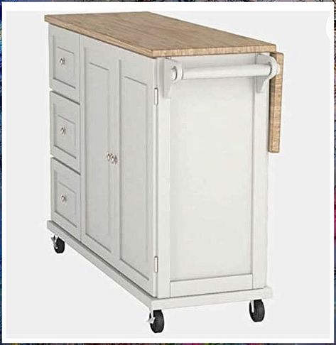 Kitchen Island On Wheels - Found Your Inspiration - Act fast or you might lose it. Click for more! Movable Island Kitchen, Movable Kitchen Island, White Kitchen Cart, Narrow Kitchen Island, Island On Wheels, Kitchen Storage Trolley, Island Storage, Kitchen Island Storage, Kitchen Island On Wheels