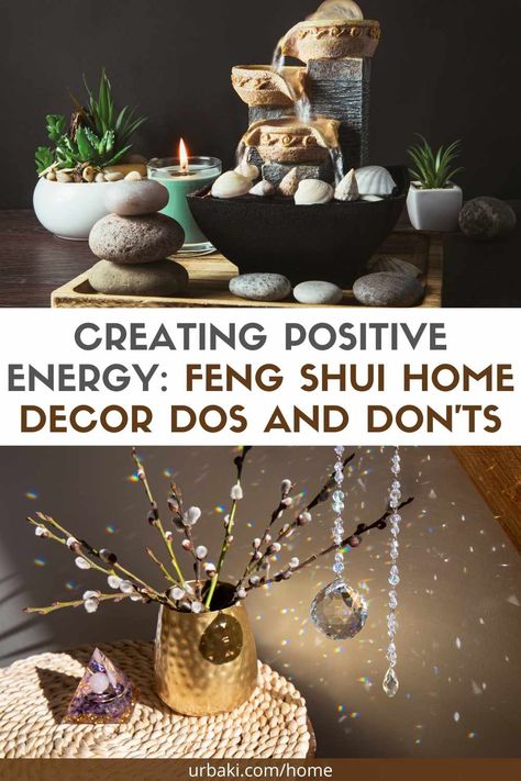 Are you ready to transform your home into a harmonious sanctuary filled with positive energy? Look no further than Feng Shui home decor! In this article, we'll delve into the dos and don'ts of decorating your space using symbolic items and colors to balance and harmonize your environment.rnrnWhether you're a Feng Shui enthusiast or new to the practice, understanding these principles will empower you to make better decisions and create a space that radiates auspicious energy. Join us as we... Feng Shui Bedroom Art, Feng Shui Colors Home, Feng Shui Vision Board, Feng Shui Entryway, Feng Shui Living Room Decor, Feng Shui Colors, Room Feng Shui, Feng Shui Tree, Feng Shui Home