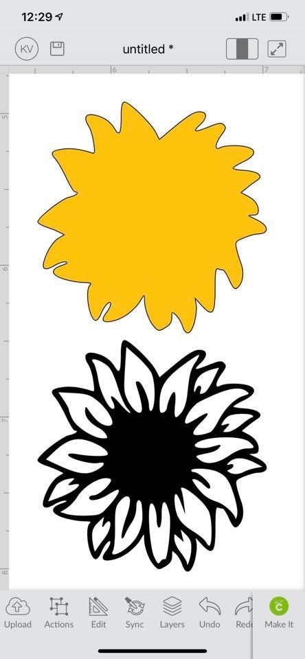 Disney Sunflower Svg, Sunflower Cricut Template, Sunflower Silhouette, Cricut Sunflower Svg, Sunflower Layered Svg, Free Sunflower Mandala Svg Files For Cricut, Silhouette Cameo Projects Beginner, Crafts Cricut, Cricut Explore Air Projects