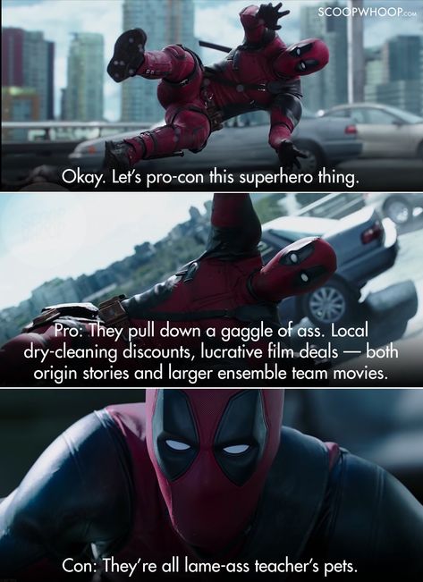 Deadpool - mast aadmi. Deadpool Quotes Wallpaper, Deadpool Jokes, Deadpool Funny Comics, Deadpool And Wolverine Funny, Deadpool Being Deadpool, Deadpool Facts, Sick Burns, Deadpool 2, Deadpool Memes Hilarious