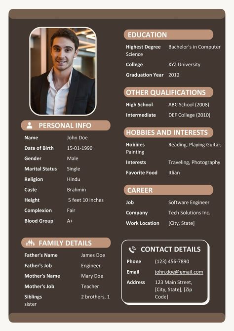 Format of Biodata for Marriage | Marriage Biodata Format Sample Biodata Format Download, Marriage Biodata Format, Bio Data For Marriage, Happy Dussehra Wishes, Biodata Format, Bio Data, Wallpaper Images Hd, Photo Art Gallery, File Format