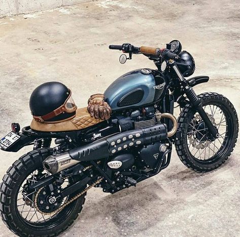 Triumph Scrambler Custom, Triumph Scrambler 900, Bobber Scrambler, Adventure Bike Motorcycles, Triumph Street Scrambler, Moto Scrambler, Motorbike Art, Station Wagon Cars, Tactical Truck