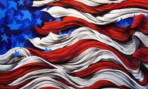 American Flag Painting, Splash Background, American Flag Art, American Flag Wallpaper, Patriotic Art, Flag Painting, Painted Rocks Kids, Flag Art, Paint Splash