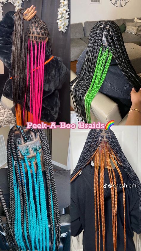 Hair Braid Patterns, Quick Braids, Braiding Your Own Hair, Short Box Braids Hairstyles, Cute Hair Colors, Big Box Braids Hairstyles, Feed In Braids Hairstyles, Box Braids Hairstyles For Black Women, Cute Braided Hairstyles