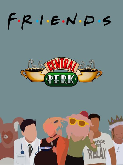 Central Perk Poster, Central Perk, Friends Tv Show, Friends Tv, Fangirl, Wallpapers, Tv, Movie Posters, Quick Saves