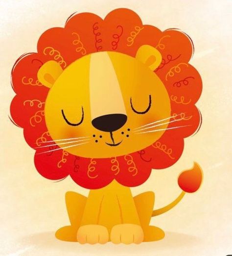 Lions For Kids, Kids Painting Activities, Funny Happy Birthday Messages, Lion Illustration, Lion Painting, Painting Activities, Nursery Paintings, Book Illustration Art, Lion Art