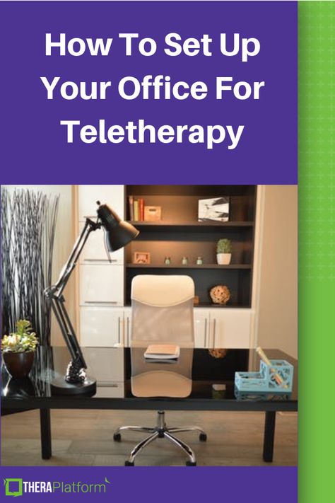 Telehealth Therapy Office, Therapist Home Office Telehealth, Online Therapy Aesthetic, Teletherapy Office Setup, Virtual Therapy Office, Telehealth Office Setup, Psychotherapist Office, Slp Teletherapy, Psychology Career