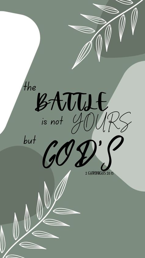 2 Chronicles 20:15 Wallpaper, Bible Verse Wallpaper Green, Bible Aesthetic Wallpaper, Bible Quotes Healing, Bible Verses Phone Wallpaper, Bible Quotes Background, Inspirational Quotes For Teens, Christian Motivational Quotes, Bible Things