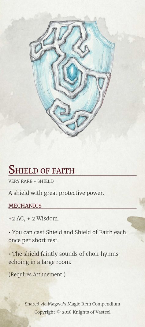 Dnd Magic Items For Clerics, Cleric Dnd Items, Dnd Armor Stats, Dnd Magic Items Cleric, Paladin Items Dnd, Magic Shield Dnd, Cleric Magic Items 5e, Dnd Magic Shield, Dnd Shield Homebrew