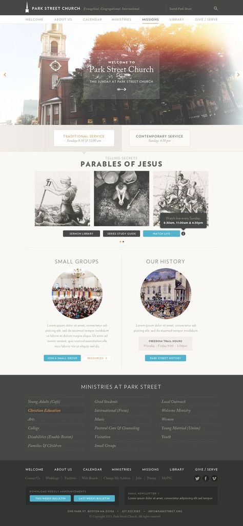 Church Website Design, Feminine Web Design, Church Branding, Church Christian, Church Inspiration, Social Innovation, Squarespace Web Design, Christmas Service, Park Street