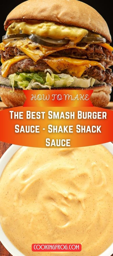 Dive into this comprehensive guide and learn how to make the perfect Smash Burger Sauce. From a detailed breakdown of ingredients and their roles to a step-by-step guide on crafting the sauce, this article has it all. Plus, find customization ideas, storage tips, and answers to frequently asked questions. Explore the recipe now and transform your BBQ game. Smash Burger Sauce Recipe, Smash Burger Sauce, Shake Shack Sauce, Shack Sauce, Burger Sauce Recipe, Beautiful Meals, Hamburger Sauce, Burger Sauces Recipe, Smash Burger Recipe