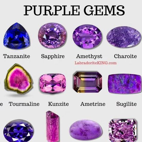 Purple Color Names, Betty Boop Jewelry, Violet Crystal, Purple Gems, Sparkly Jewelry, Purple Sapphire, Purple Labradorite, Purple Crystals, Gems And Minerals