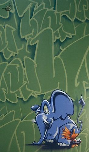 Graffiti Elephant, Graffiti Piece, Adidas Wallpapers, Elephant Tattoo, Animal Antics, Chicano Art, Graffiti Drawing, Catholic Art, Graffiti Lettering