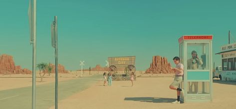 The new Wes Anderson trailer just dropped, and it’s space cadet-themed We Anderson, Anderson Aesthetic, Wes Anderson Aesthetic, Aesthetic Shots, Asteroid City, Lyndsy Fonseca, Wes Anderson Movies, Wes Anderson Films, Wild Photography