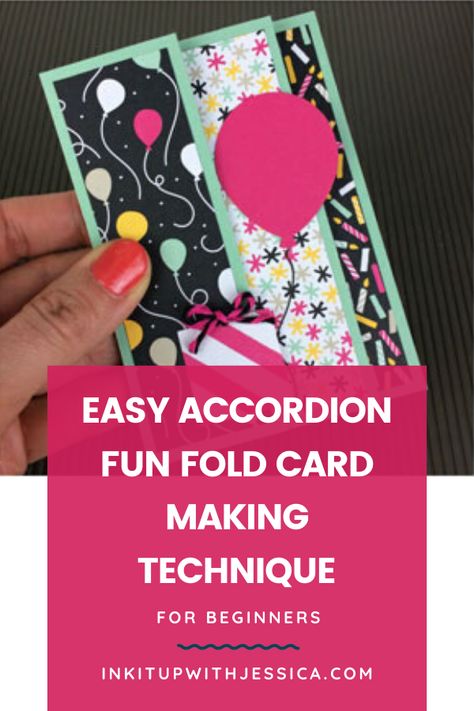 Easy Fun Fold Cards, Stampin Up Anleitung, Accordion Cards, Fancy Fold Card Tutorials, Envelope Punch Board, Card Making Tips, Interactive Cards, Cricut Cards, Shaped Cards