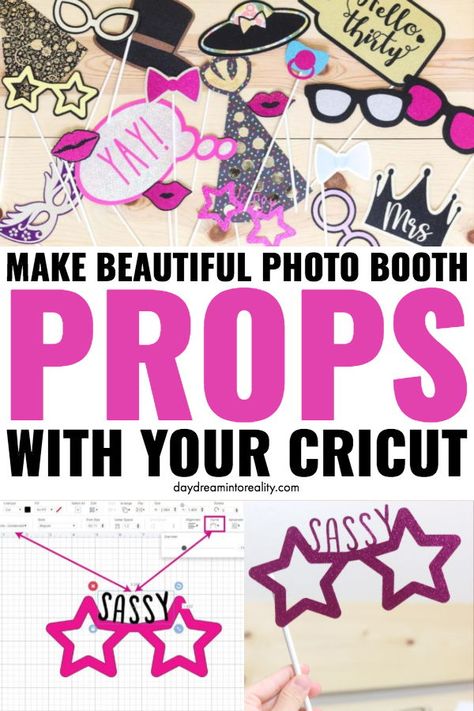 In today’s tutorial, I am going to teach you how to make beautiful photo booths Props with your Cricut Maker or Explorer.I am going to empower you to make stunning photo booth props for any occasion you can think of; birthday parties, wedding, baby shower, gender reveal, etc #Cricut #CricutMaker #CricutExplorer #PhotoBoothProps #Props Photo Booth Props Free, Photo Booth Props Birthday, Graduation Photo Booth Props, How To Make Photo, Diy Photo Booth Props, Graduation Photo Booth, Sweet 16 Photos, Photo Props Diy, Svg Templates