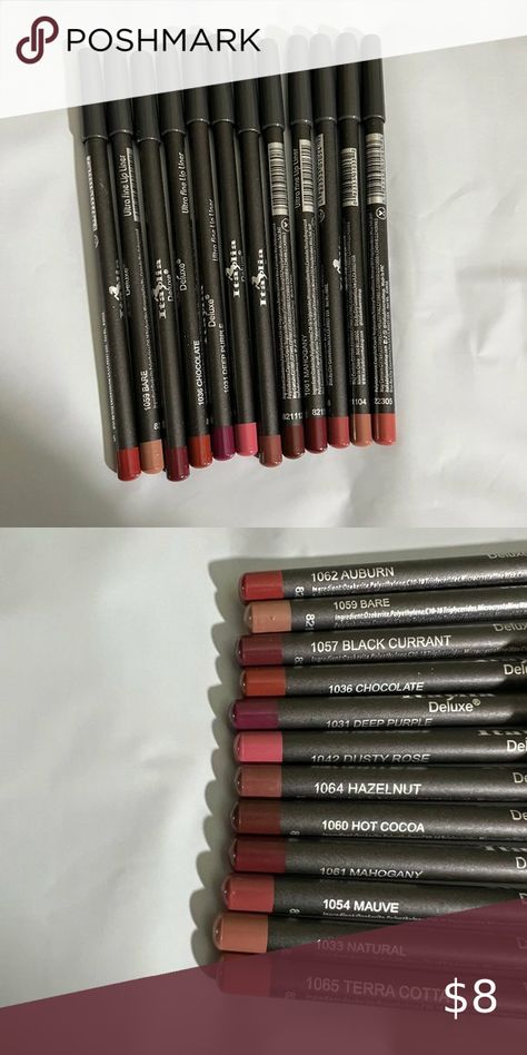 italia deluxe (12) ultra fine lip liners set NEUTRALS 2.0 Italia Lip Liner, Italia Deluxe, Lip Liner Set, Lip Combos, Lip Liners, Black Currant, Black Currants, Terra Cotta, Lip Liner