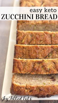 Breakfast Zucchini, Low Carb Zucchini Bread, Keto Zucchini Bread, Healthy Zucchini Bread, Zucchini Bread Healthy, Keto Zucchini, Breakfast Low Carb, Postre Keto, Healthy Zucchini