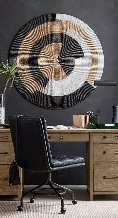 African Decor, Wall Hanging Diy, Wooden Wall Decor, Decor Minimalist, Diy Wall Art, Diy Wall Decor, A Desk, Wooden Walls, Wooden Wall