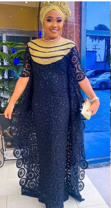 French Lace Boubou Or Bubu Styles - Gist94 Agbada Lace Style For Women, Lace Boubou Gown Style, Lace Boubou Styles For Women, Lace Boubou, Bubu Styles, Nigerian Lace Dress, Lace Dress Classy, Boubou Styles For Women, Nigerian Lace Styles Dress