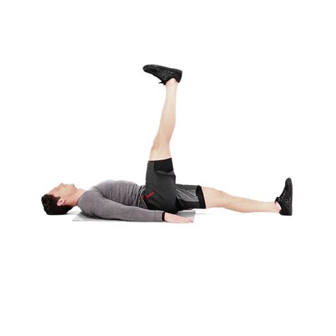 DON'T put your leg all the way straight! Raise it as high as he can comfortably go. Suck that belly button in. 5 Day Workout Routine, Grow Taller Exercises, Taller Exercises, Leg Raise, Straight Leg Raise, Butterfly Stretch, Abs Exercise, Grow Taller, Lateral Lunges