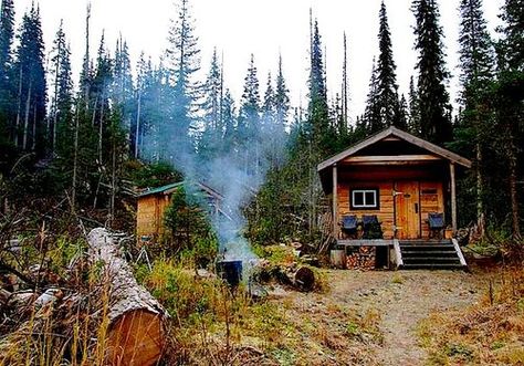 . Log Sauna, Small Cabin In The Woods, Pioneer Cabin, Wilderness Living, Hunting Shack, Diy Sauna, A Cabin In The Woods, Forest Lodge, Cozy Cabins