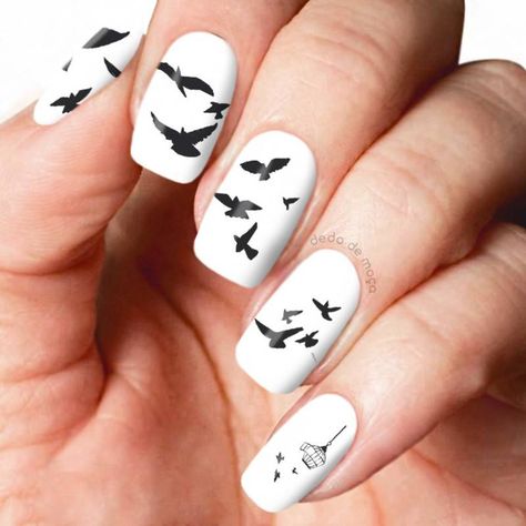 Animal Nails, Six Of Crows, Crows, Nail Design, Nail Inspo, Nail Designs, Nail Art, Make Up, Nails