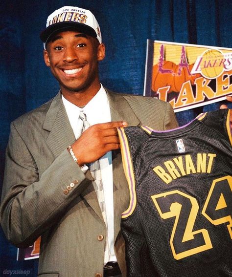 Kobe Bryant Draft, Mamba Forever, Draft Day, Kobe Bryant Family, Kobe Bryant Pictures, Kobe Bryant Black Mamba, Kobe Bryant Wallpaper, Last Game, Nike Jersey