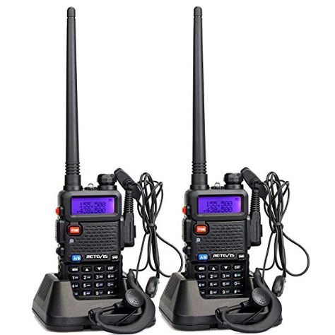 Retevis RT5R 2 Way Radio 5W 128CH UHFVHF Dual Band Dual Standby DTMFCTCSSDCS FM Ham Radio 2 Pack * Continue to the product at the image link. (This is an affiliate link) P Png, Communication Images, Tactical Uniforms, Gaming Router, Walkie Talkies, Two-way Radios, Portable Radio, Cb Radio, Work Gear