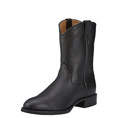 Ariat Mens Heritage Roper Western Cowboy Boot Black 9 EE US *** Be sure to check out this awesome product. (It is an affiliate link and I receive commission through sales) Boys Cowboy Boots, Girl Cowboy Boots, Lucchese Boots, Twisted X Boots, Ariat Boots, Roper Boots, Justin Boots, Western Boot, Cowboy Boot