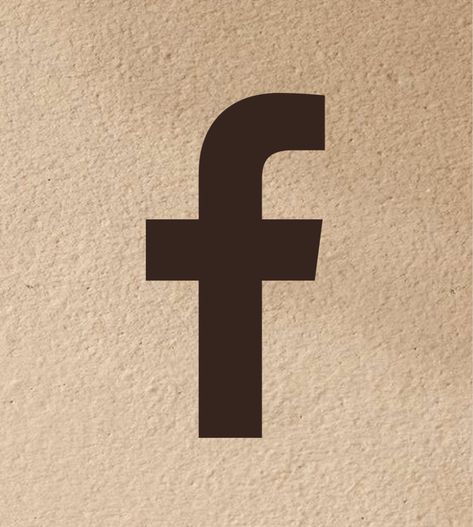 Brown Facebook Icon, Facebook App Icon, Facebook Icon, Brown Theme, Facebook Icons, Brown Logo, Facebook App, Face Book, Brown Aesthetic