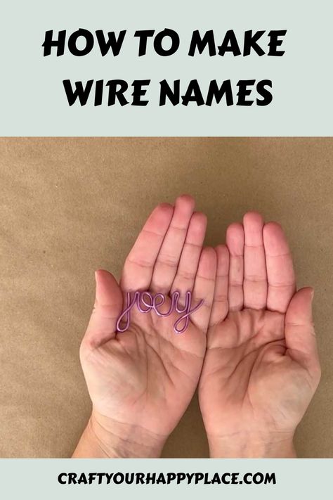 I’ve made very large wire words to decorate in the past - both wrapped in yarn and crafted to glow in the dark for my kid’s bedroom. If you want large words, check out my Words For Unique, Sea Glass Candle Holder, Sea Glass Candles, Functional Crafts, Wire Words, Wire Projects, Wire Ideas, Crafting Wire, Wire Name