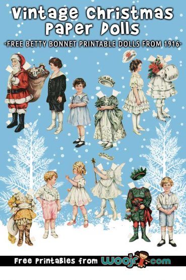 Christmas Crafts Archives | Woo! Jr. Kids Activities Christmas Paper Dolls, Free Christmas Printables Vintage, Xmas Crafts Kids, Vintage Christmas Paper, Victorian Paper Dolls, Vintage Christmas Dress, Vintage Christmas Toys, Sabbath School, Christmas Dress Up