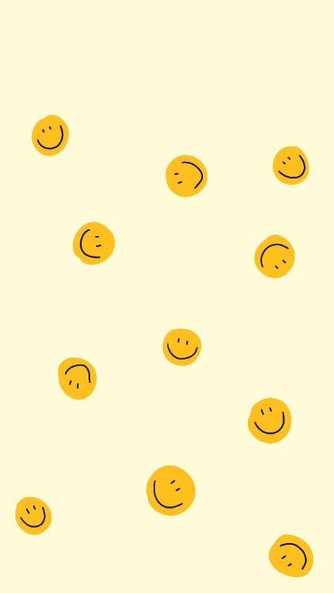 Happy Face Background Aesthetic, Yellow Wallpaper Iphone, Smiley Face Wallpaper, Iphone Wallpaper Yellow, Instagram Square, Cocoppa Wallpaper, Ipad Background, Simple Phone Wallpapers, Iphone Wallpaper Pattern