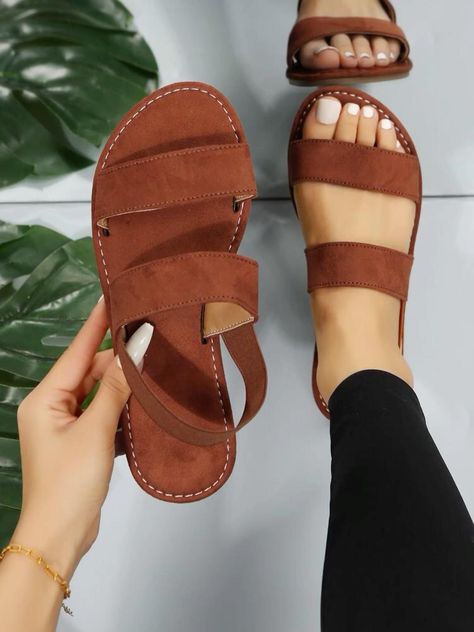 Casual Sandals Womens, Sandals Outfit, Womens Summer Shoes, Cute Sandals, Womens Sandals Flat, Beach Shoes, Slingback Sandal, Stylish Shoes, Casual Sandals