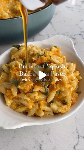 Food Pescatarian, Butternut Squash Baked, Mackenzie Smith, Bbq Party Food, Family Meal Prep, Baked Feta Pasta, Butternut Squash Pasta, Baked Squash, Baked Feta