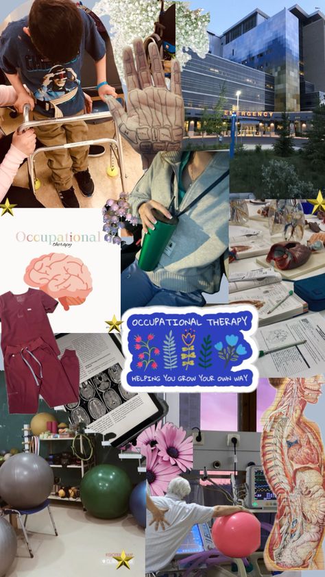 #OTfuture#OT #occupationaltherapy #occupationaltherapist #student#healthcare Vision Board Occupational Therapy, Occupational Therapy Vision Board, Occupational Therapy Geriatrics, Pediatric Occupational Therapy Aesthetic, Physical Therapy Student Aesthetic, Pediatric Occupational Therapy Ideas, Occupational Therapist Aesthetic, Occupational Therapy Aesthetic, School Based Occupational Therapy