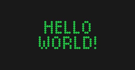 T-shirt and Hoodie featuring 'Hello World!' Code Design on a white background, perfect for tech enthusiasts and programmers Hello World Wallpaper, Code Design, World Wallpaper, Hello World, Tech Fashion, Universe, Coding, Canvas, Quick Saves