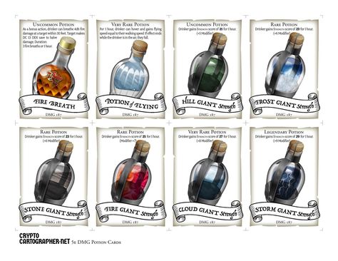 Dnd Potions List, Potion Of Healing Dnd, Dnd Potion Bottles, Potion Ideas Dnd, Dnd Potions Diy, Dnd Potions, Dnd Character Sheet, Dnd Stats, Dnd Crafts