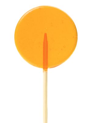 Orange - Clear Lolli! Junk Food, Lollipop, Orange, Color