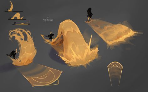 Sand Powers Art, Sand Superpowers, Sand Magic Fantasy Art, Magic Vfx Concept Art, Superpower Concept Art, Spell Concept Art, Vfx Concept Art, Sand Powers, Shadow Magic Art