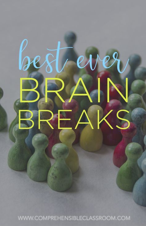 SAVE THIS POST! These are the BEST brain breaks for any class to reenergize and recharge your students! Brain Breaks For High School Students, High School Brain Breaks, Brain Breaks For Adults, Brain Breaks For High School, Fun Brain Breaks, Responsive Classroom, Brain Gym, Physical Education Games, Classroom Games