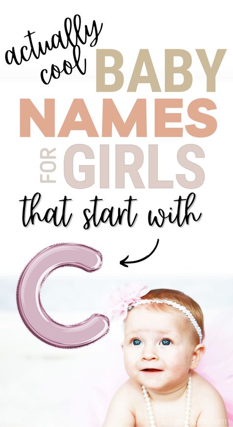 C Names For Girls, Baby Gurl Names, C Names, C Girl Names, One Syllable Girl Names, Old Fashion Girl Names, L Baby Names, Names Starting With C