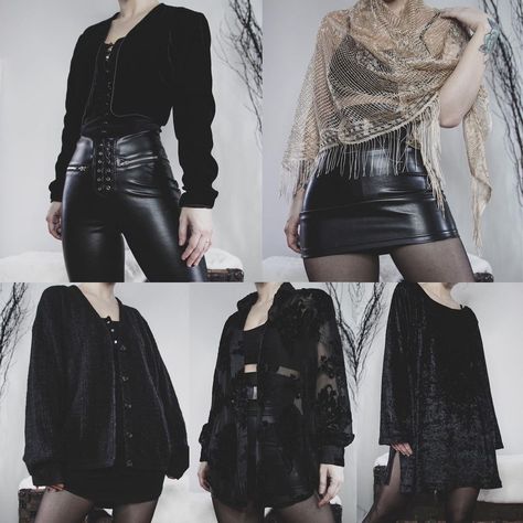 Glam Rock Aesthetic Outfit, Vamp Outfit Style, Chic Edgy Outfits, Neutral Aesthetic Outfits, Casual Edgy Outfits, Goth Outfit Ideas, Become A Fashion Designer, Goth Outfits, Edgy Outfits