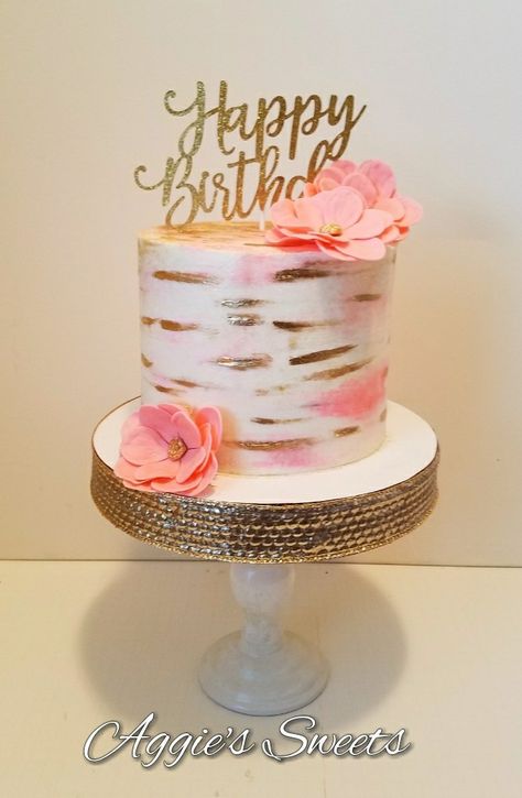 Peach and gold water color cake Peach And Gold Cake, Peach Colored Cake, Peach Color Cake, 60th Birthday Cake For Ladies, Fair Cake, 1 Tier Cake, One Tier Cake, Color Cake, Graduation Party Cake