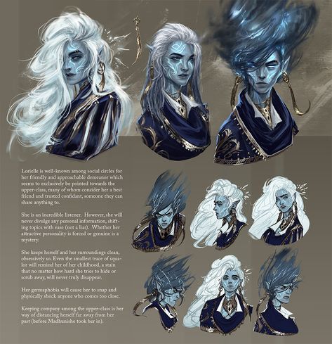 Storm Witch Character Design, Air Genasi Wizard, Storm Genasi, Genasi Character Art, Dnd Genasi, Genasi Female, Genasi Dnd, Air Genasi, Dnd Ideas