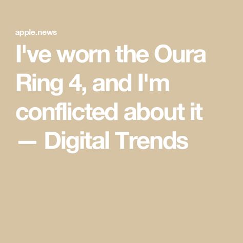 I've worn the Oura Ring 4, and I'm conflicted about it — Digital Trends Oura Ring Rose Gold, Ours Ring Styling, Styling Oura Ring, Oura Ring Styling, Ring Styling, Oura Ring, Digital Trends, Rose Gold Ring, Fashion Rings