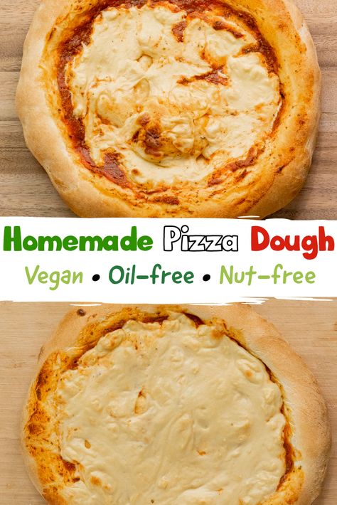 Vegan Pizza Crust Recipe, Vegan Pizza Crust, Wfpb Meals, Starch Solution Recipes, Vegan Pizza Dough, Inexpensive Recipes, Plant Based Pizza, Vegan Staples, Nutritarian Diet